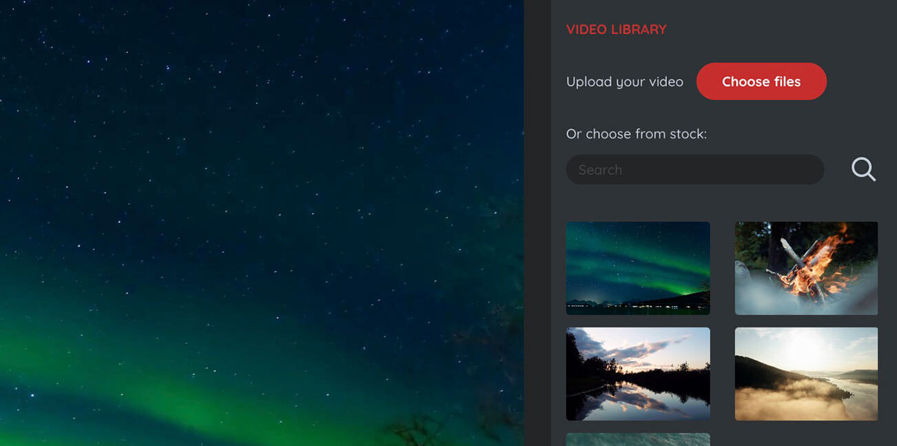 Používejte obrázky a video knihovny