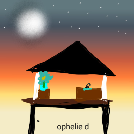 403 ophelied - created by Eric Bédard with paint