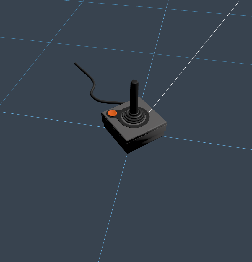 80sJoystick - created by Niilo Korppi with 3D