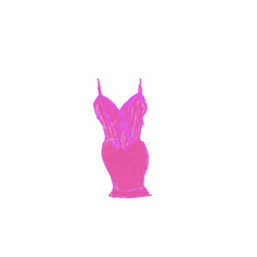 A Purple and Pink Dress - creato da Lucentli2029 con paint