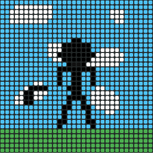 aarnen ukkoa ammutaan - dicipta oleh Aarne dengan pixel