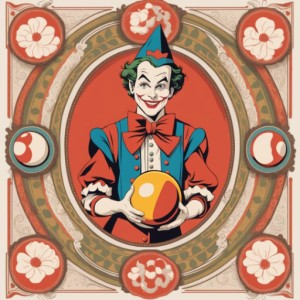 AI Playing Card - Joker 3  sumo work created by 