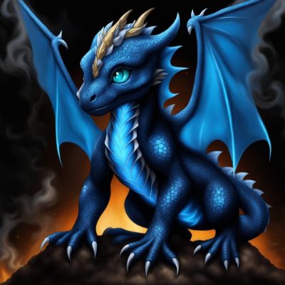 Aither the dragon of aether  sumo work created by 