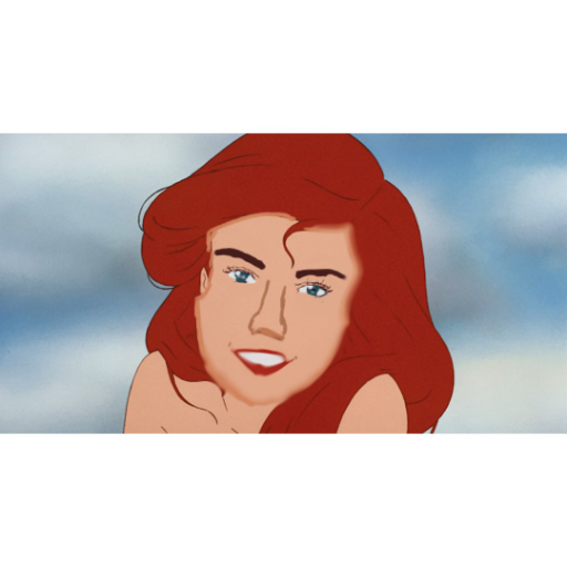 Ariel Perfect Face - created by 317150149 with paint
