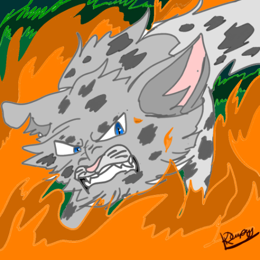 Ashfur - created by Lonlykim with paint