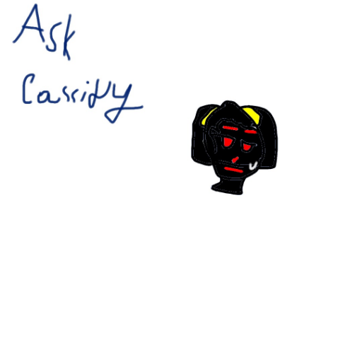 Ask Cassidy - created by Carol with paint