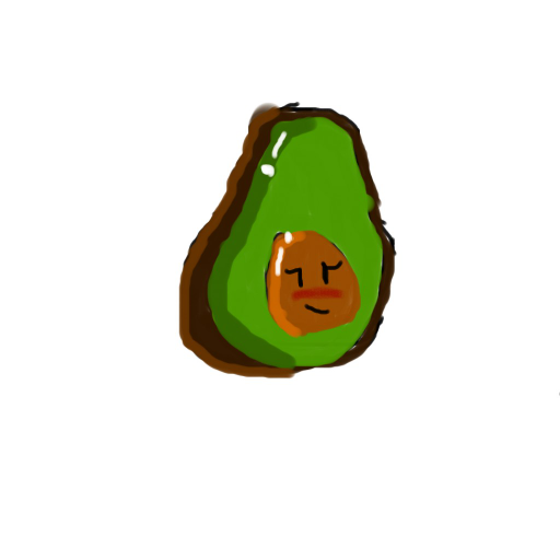 avacado - created by banana with paint