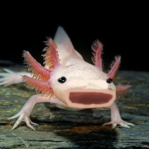 axolotl - dibuat oleh Wyatt Smith dengan paint