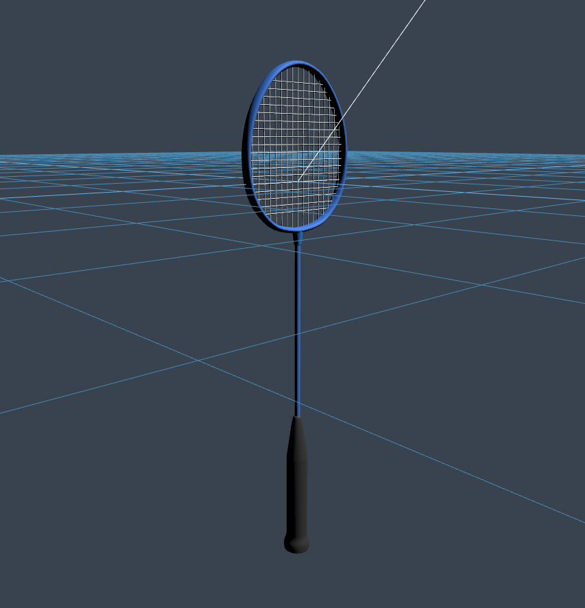 BadmintonRacket - created by Niilo Korppi with 3D