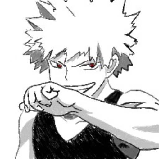 Bakugo - created by LB with paint