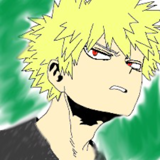 bakugou drawing - created by &lt;//kelly//&gt; with paint