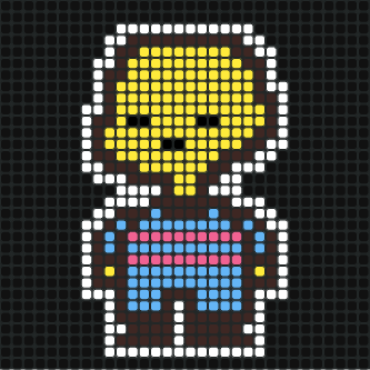 Bald Frisk - 由Alex与pixel