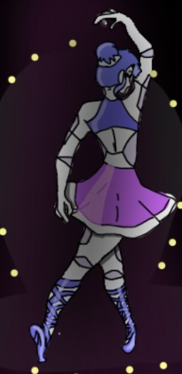 Ballora (Fnaf sl) - δημιουργήθηκε από RixieLe (・∀・)  με paint