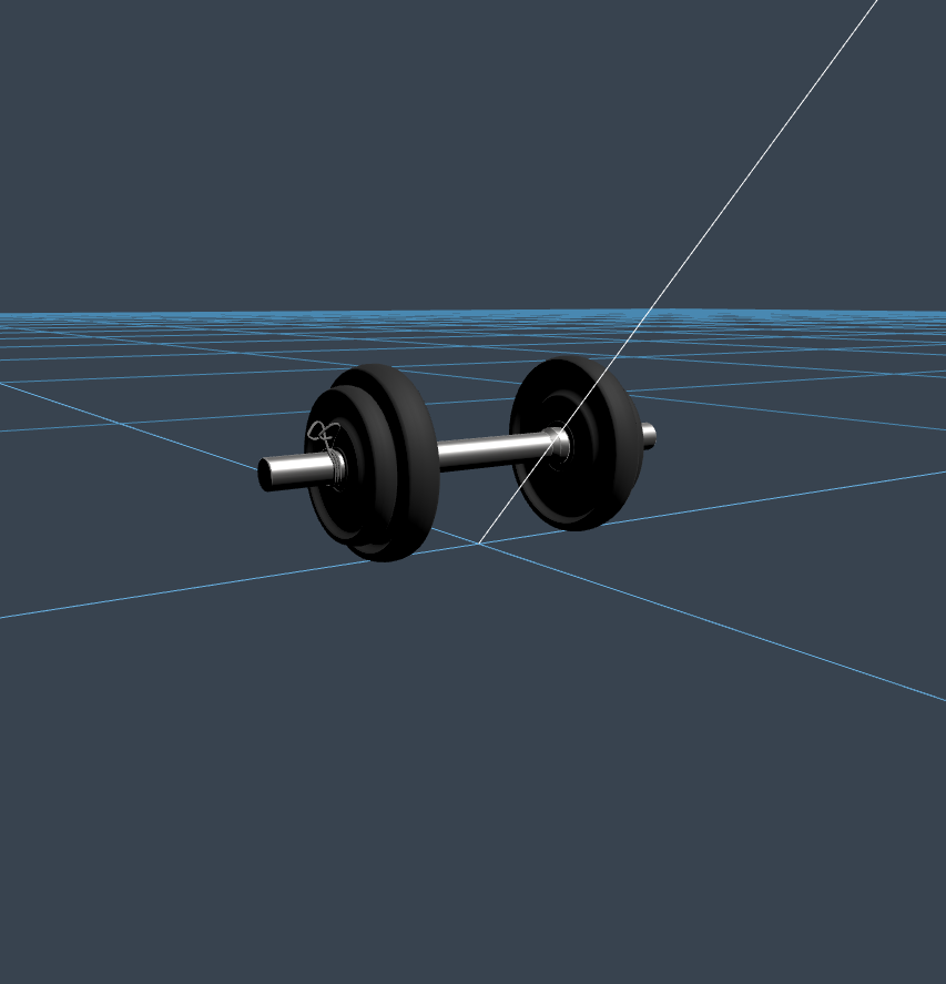Barbell - created by Niilo Korppi with 3D