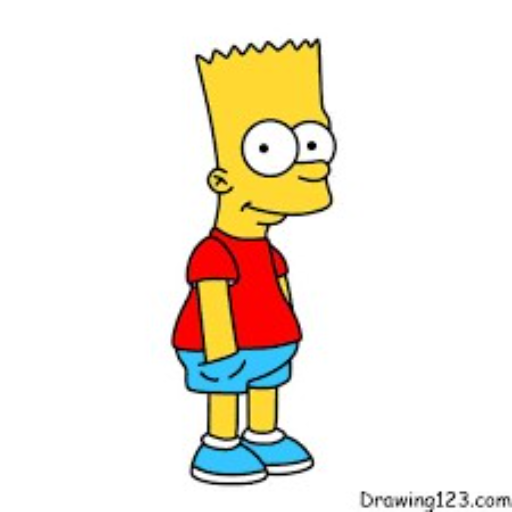 bart- - created by Nicole Castro with paint