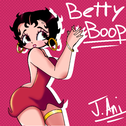 Betty Boop!!! - created by Juki Ani with paint