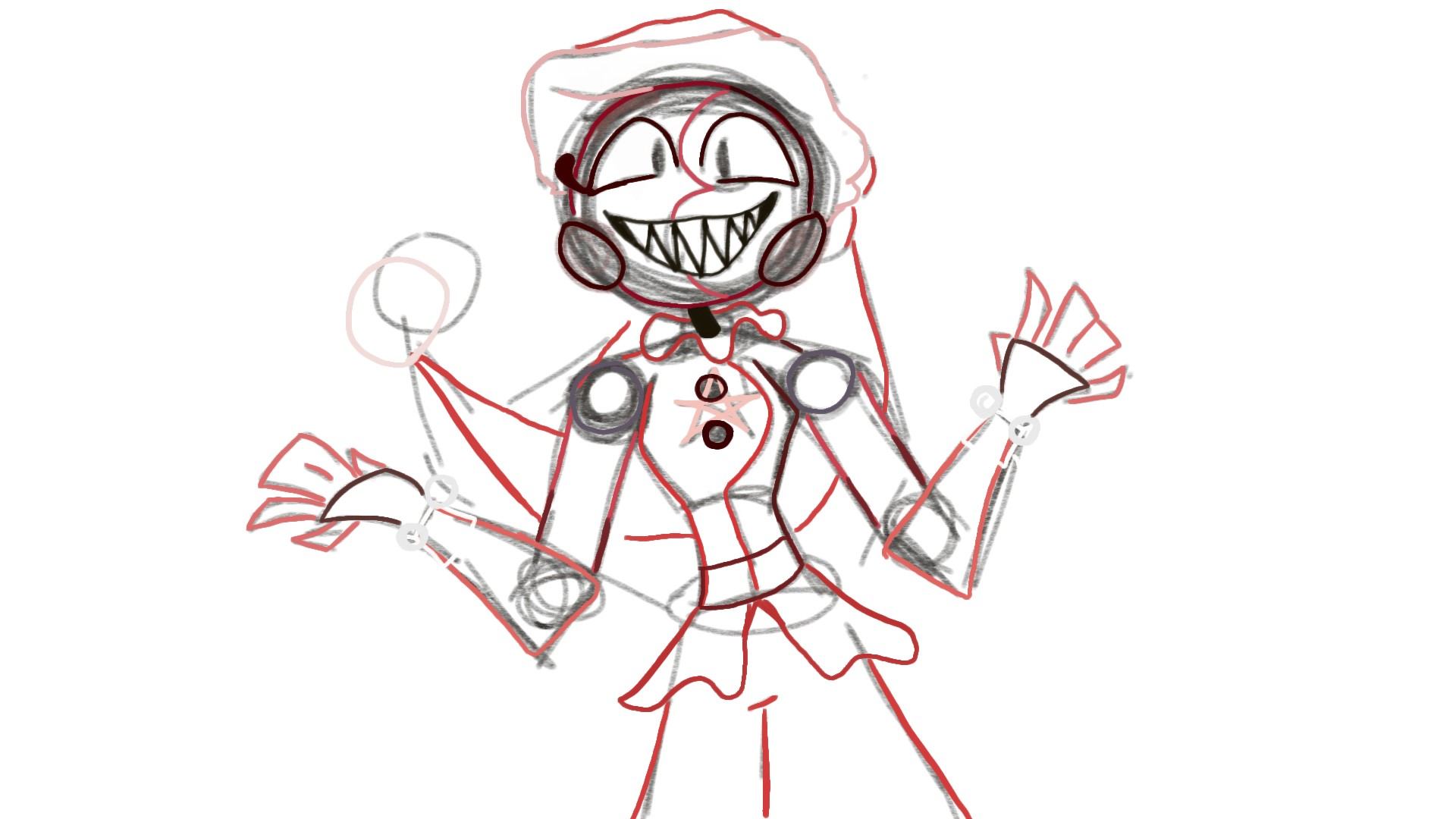 Bloodmoon but I was to lazy to finish him lol - opprettet av Puppet_Star med paint