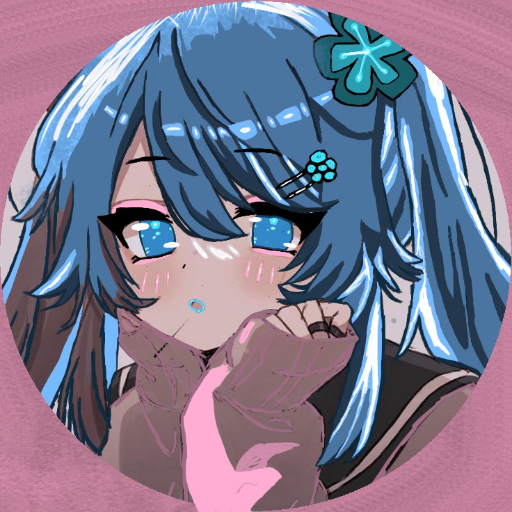 blue!! and pink lol! - created by 🥳🌸Akasza~Sama🌸🥳 with paint