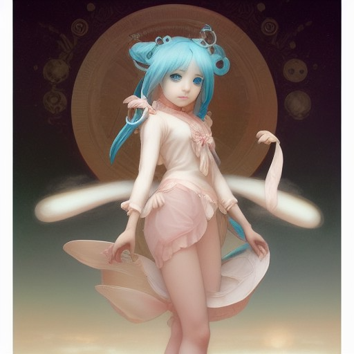 bluehair_anime_girl - Visualista 에 의해 생성됨 paint