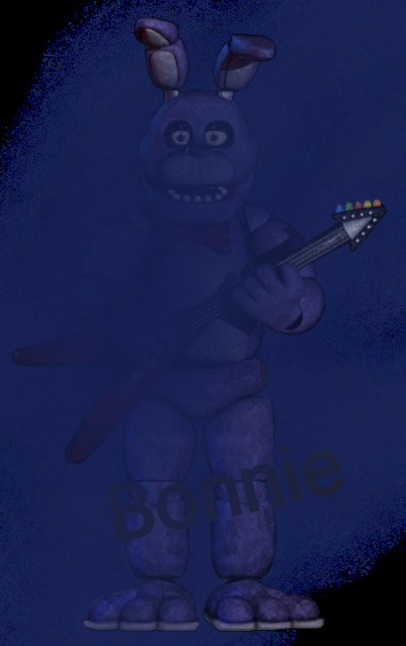 Bonnie - created by Mason Ramsey with paint