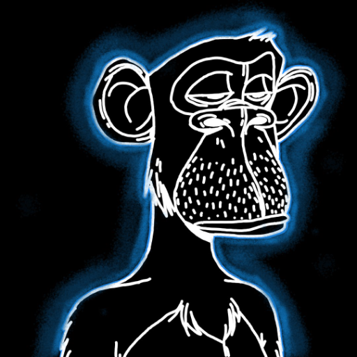 Bored Ape Neon - criado por Jah-Mez com paint