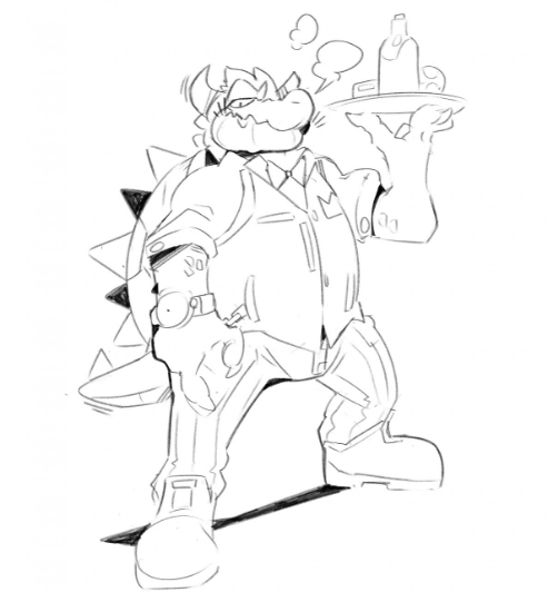Bowser Worker - created by zzzzz1 with paint