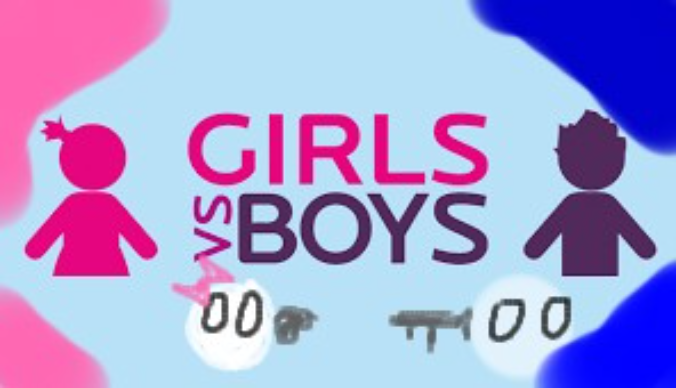 Boys vs Girls - created by N☠ with paint