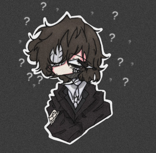 bsd] 15yo dazai :D - created by m3rcury :3 !? with paint