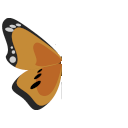butterflyLeftWing - created by Antti with paint