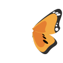 butterflyRightWing - created by Antti with paint
