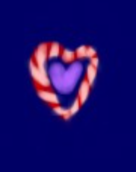 candy cane heart - creado por Icecreamgirl con paint