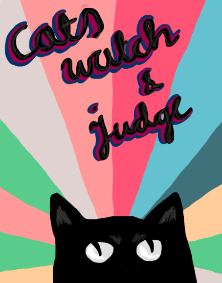 CatPoster - created by Lily Ryder with paint