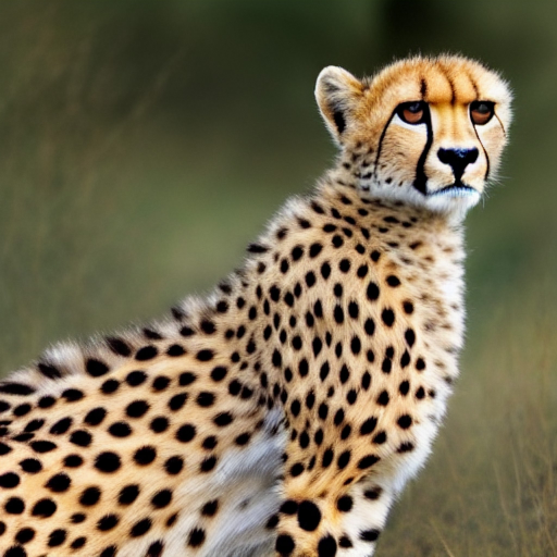 Cheetah - được tạo bởi Hannu Koistinen với paint