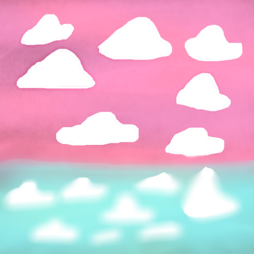 cloud dream - nilikha ni Angel gamit ang paint