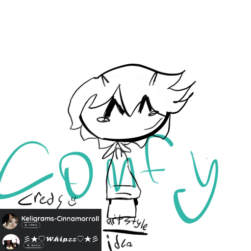 Comfy😌 - created by ⋆♱✮ 𝖆𝖈𝖊 ✮♱⋆ with paint