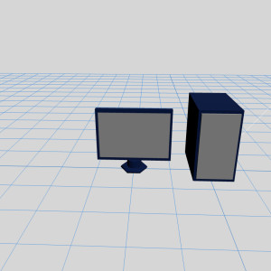 Computer  sumo work created by 