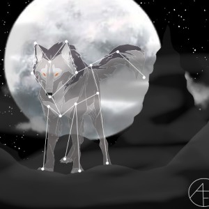Constellation Wolf Spirit  sumo work created by 