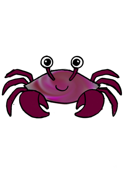 Crab-DRAWING-–-STEP-8.jpg - created by Annanyza Douglas with paint