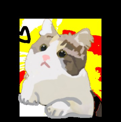 cute cat for lluvcats - được tạo bởi Khách mời với paint