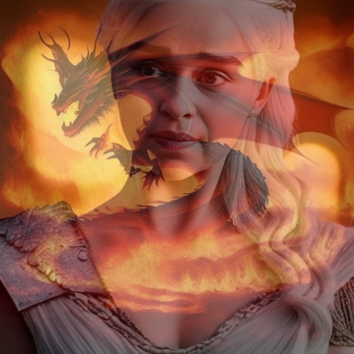 Daenerys - created by SuperGirl with paint