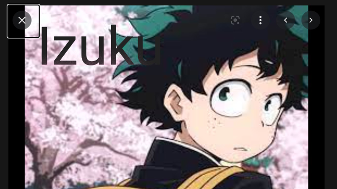 Deku cute - created by Amelia Pittman with paint