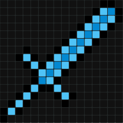diamond sword 16 - créé par Matteus avec pixel