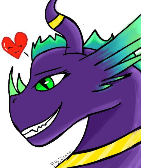 Dragon o-o - created by ☛~~~}Broken☬heart{~~~☚ with paint