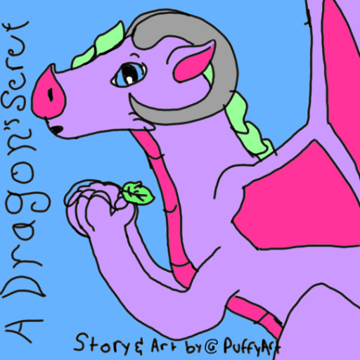 Dragons: Cover - creado por PuffyArt con paint