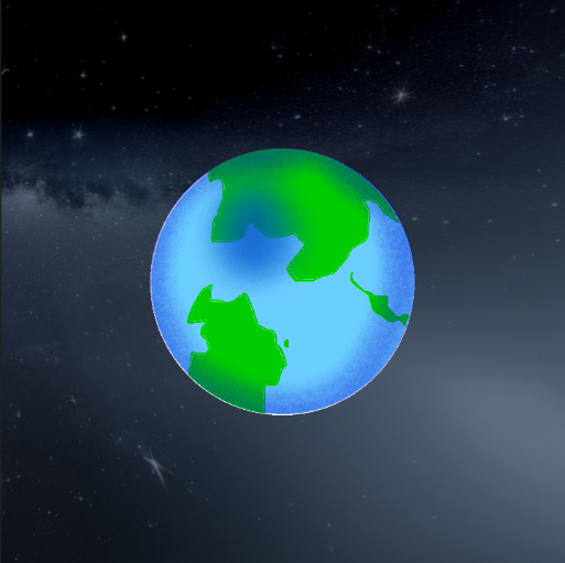 Earth - created by Jayden Williams (Plzgivemetoesfan2) with paint