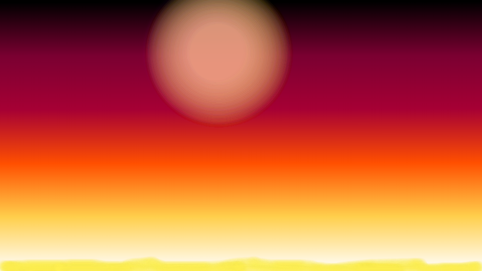 eden C 4th sunset - gemaakt door April Mallick met paint