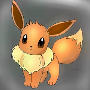 eevee pokiemon  sumo work created by 