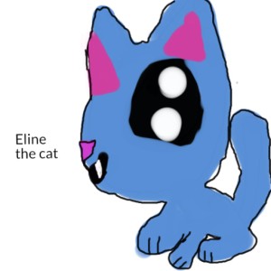 Eline the cat  sumo work created by 