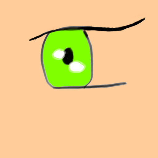 Eye - created by midnight wich with paint