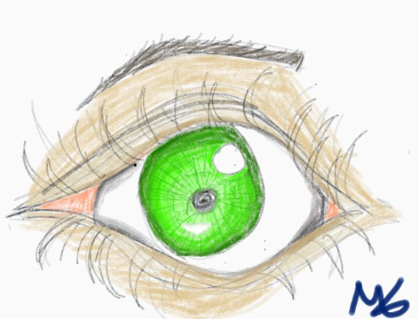 eye am watching u - created by s@mwa$here with paint